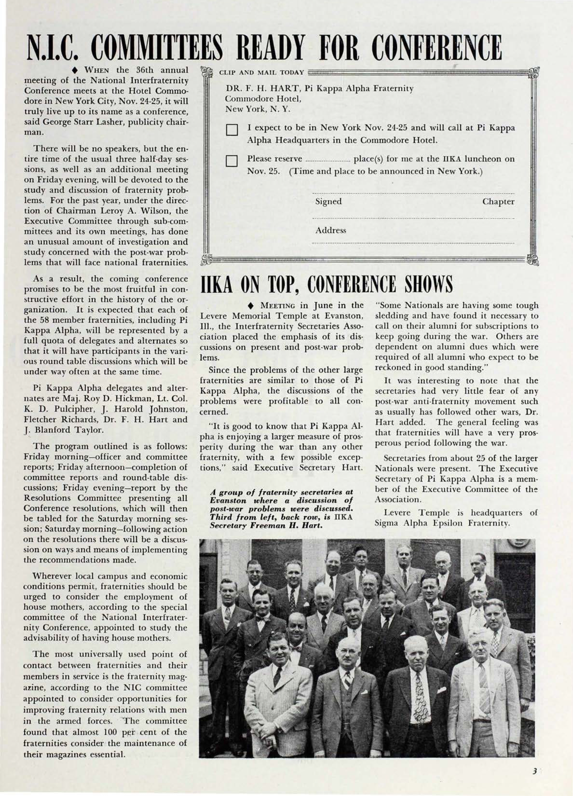 PiKA On Top, Conferences Shows